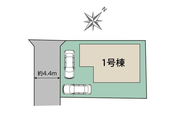 上沢　区画図